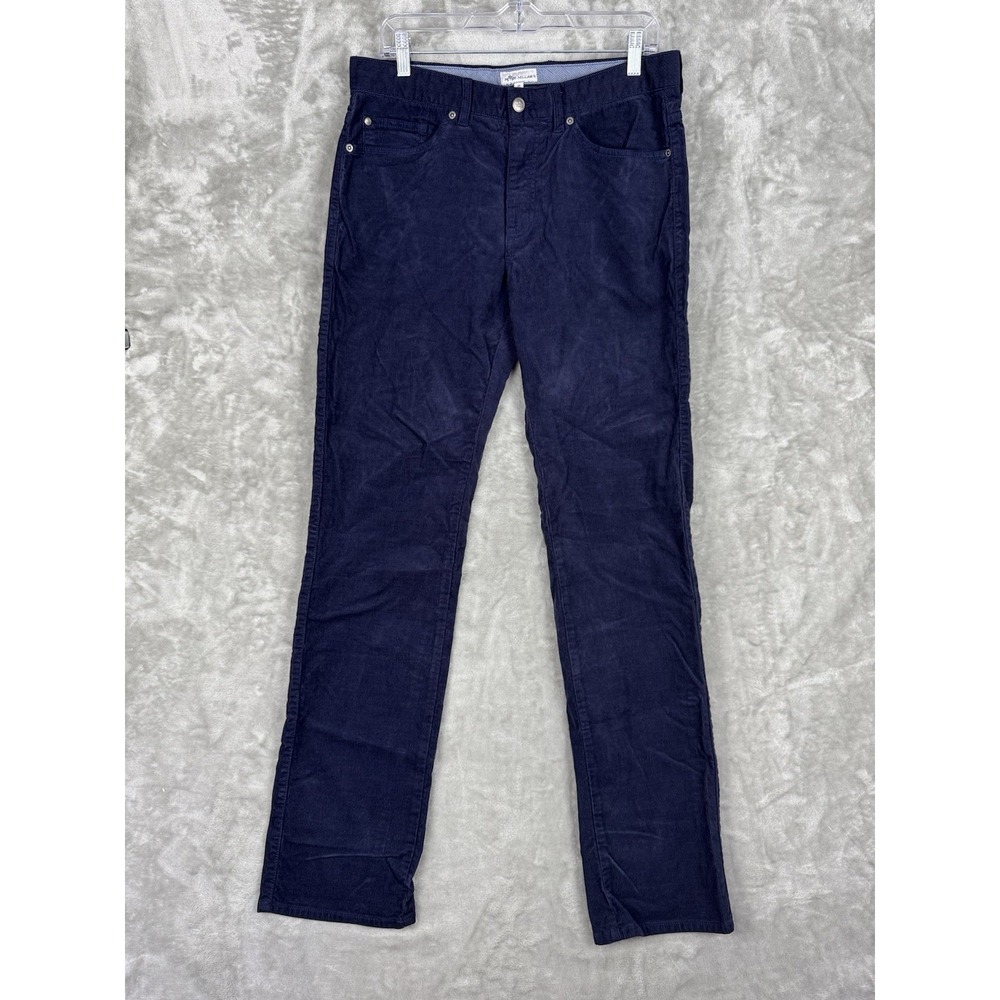Peter Millar Corduroy Pants Straight Mens 33 (fits 33x32) Utility Preppy Casual